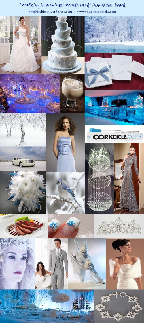 "Walking in a Winter Wonderland" inspiration board; Two Chic Chicks Boutique - 1/19/2013